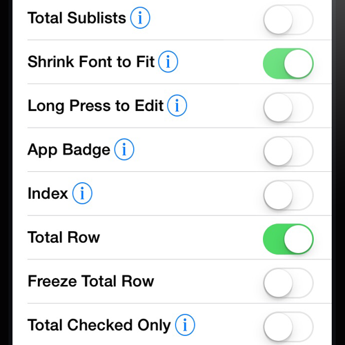 Customize your lists to your heart's content